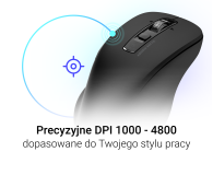 Silver Monkey Bezprzewodowa mysz optyczna Office Plus - 1514811 - zdjęcie 5